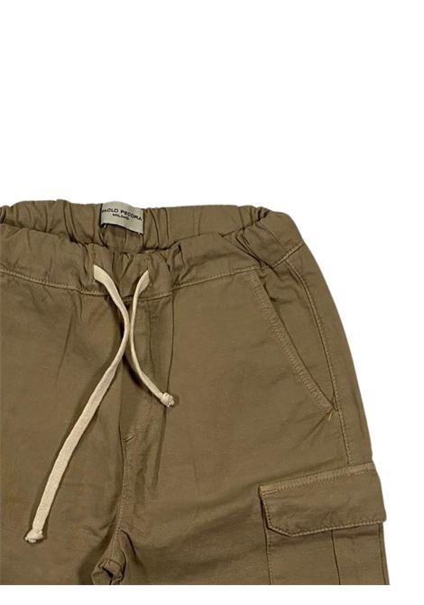 Children's Bermuda shorts in linen and cotton Paolo Pecora | PP2284/SUBEIGE